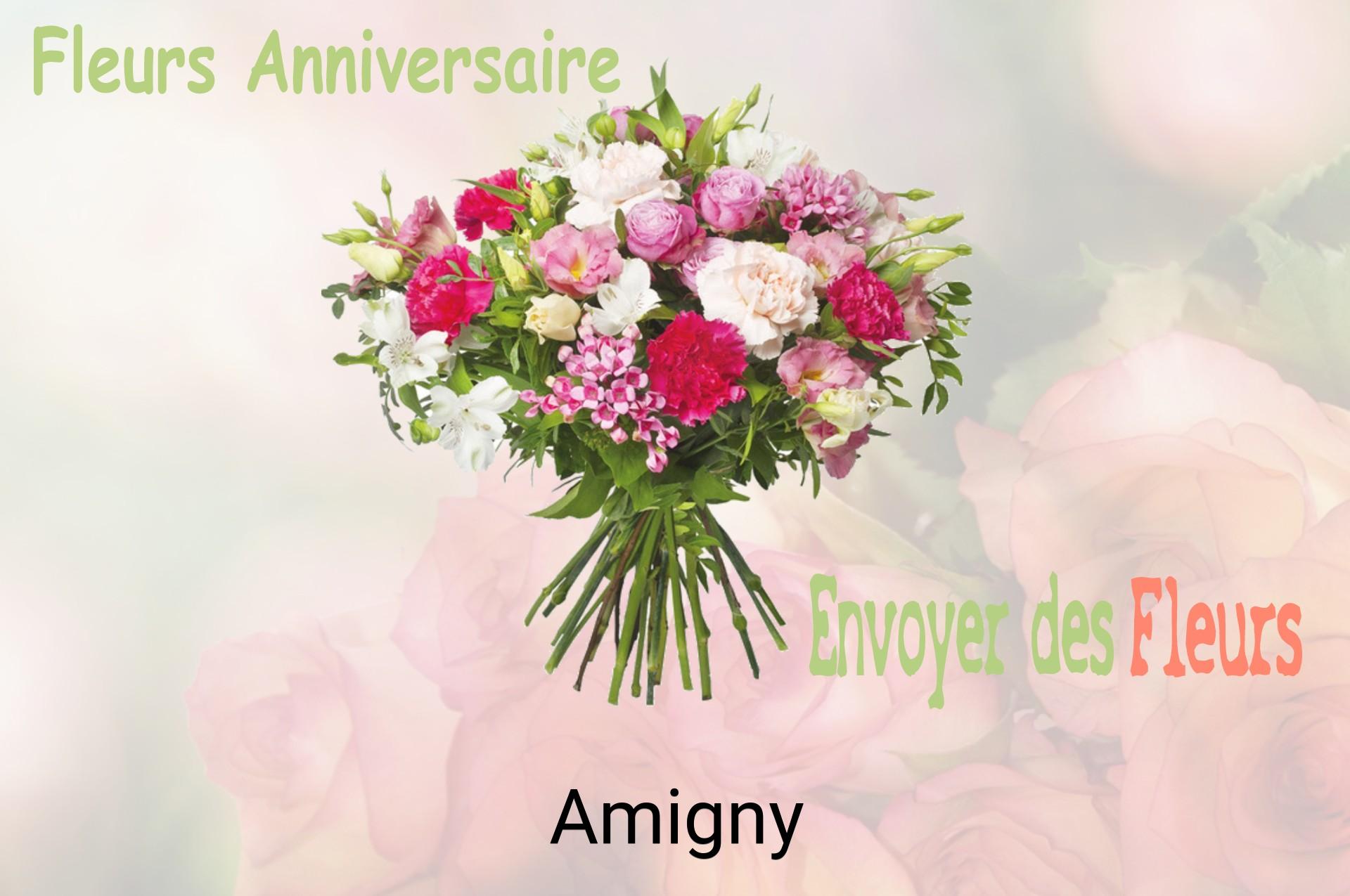Bouquet de fleurs d’anniversaire livré à Amigny
